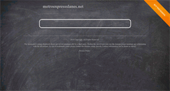 Desktop Screenshot of metroexpressslanes.net